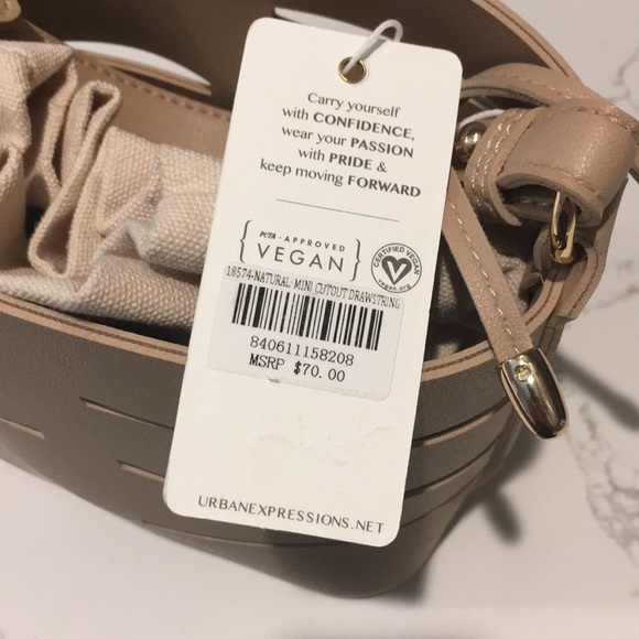 Urban Expressions Mini Cut Out Bucket Bag - Picture 8 of 8